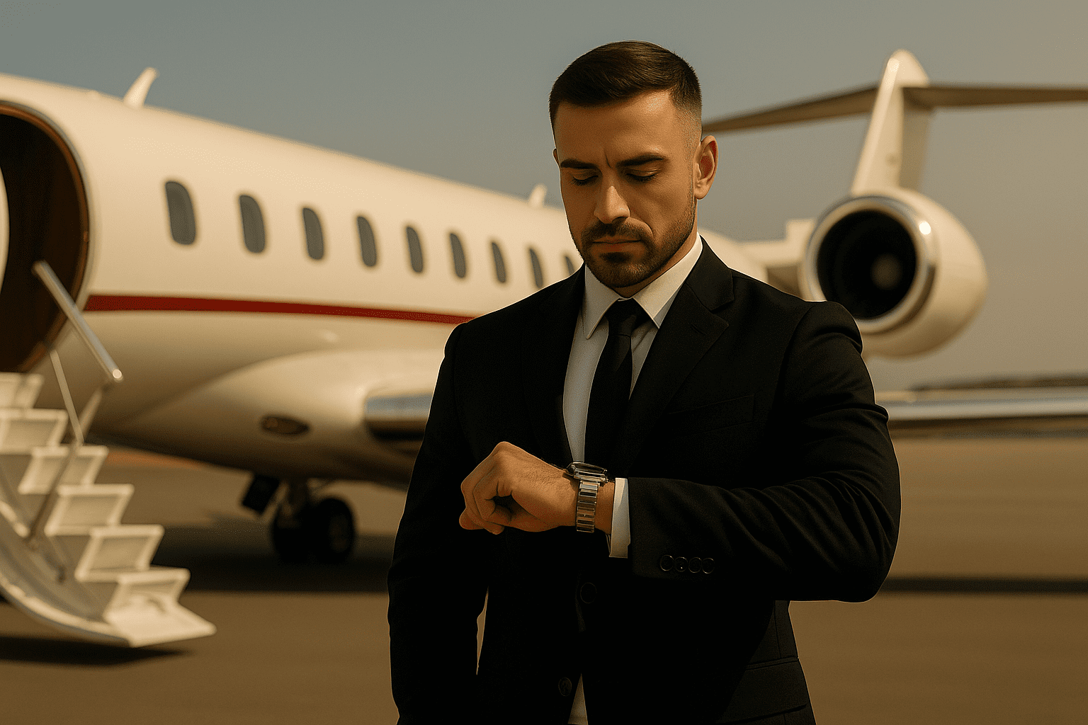 Club Asesor Fiscal — Hero ejecutivo con jet privado